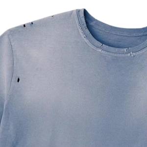 Camiseta Oem Sunfade para Hombre, 100% Algodón, Talla Grande, Ecológica, de Secado Rápido, Lavado Vintage, Transpirable, Duradera, con Logotipo Personalizado, Colores y Tallas Disponibles - Product Image 3