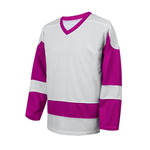 Maillot de hockey sur glace de qualité professionnelle, numéros et nom personnalisés, couleurs d'équipe, tissu doux, pour les matchs de ligue et l'entraînement - Product Image 1
