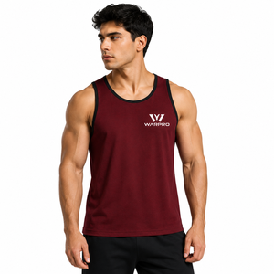 Premium Custom Men's Tank Top Gym <b>Stringer</b> <b>Vest</b> Sleeveless Workout Shirt Lightweight Breathable Fitness Bodybuilding Training - Product Image 3