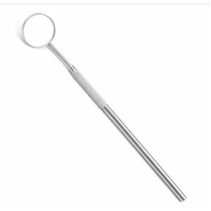 Miroir buccal dentaire en acier inoxydable de haute qualité (N°6) (26 mm x 5 pouces de longueur) Instrument chirurgical pour les cliniques dentaires et ORL - Product Image 3