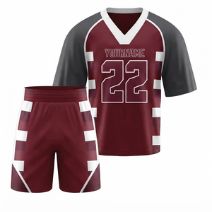 Sublimated Lacrosse Team Uniform <b>Men</b> Women Game Jersey with Performance <b>Skirt</b> Shorts Custom Number Sportswear - Product Image 4