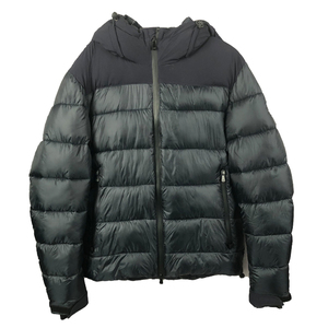 Veste d'hiver matelassée à capuche pour homme, coupe-vent, couleur unie, fermeture éclair décontractée, épaisse, coupe régulière - Product Image 2