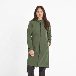 Chaqueta Bomber Impermeable para Mujer, con Capucha de Piel, Cierre de Cremallera, Transpirable, de Secado Rápido, para Uso en Exteriores, Personalizable - Product Image 4