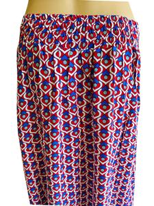 Ensemble jupe midi et pantalon long décontracté pour femme, taille unique, élégant, d'été, en rayonne tissée, coupe trapèze, taille naturelle, respirant, écologique, délavé - Product Image 4