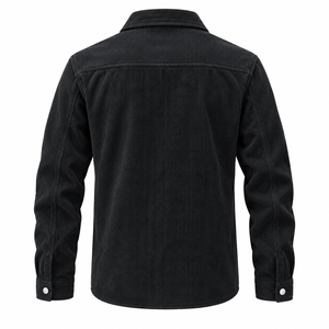 Windproof Hooded Windbreaker <b>Jacket</b> Stand Collar Front Logo Breathable Eco-Friendly Winter <b>Men</b> Casual Zipper Closure - Product Image 4