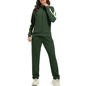 Conjunto de Sudadera con Capucha y Pantalón de Chándal para Mujer, Diseño Perfecto, con Cremallera, Precio Económico al por Mayor, Ropa de Marca de Lujo, de Tela Gruesa - Product Image 3