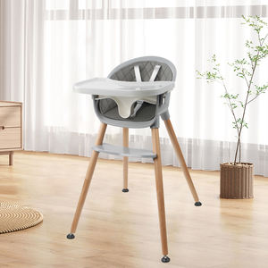 เก้าอี้เด็กอเนกประสงค์ ขาไม้ 3 in 1 รุ่นครัว เก้าอี้ทานข้าว<span class=keywords><strong>เด็ก</strong></span> เก้าอี้สูงสำหรับป้อนอาหาร - Product Image 6