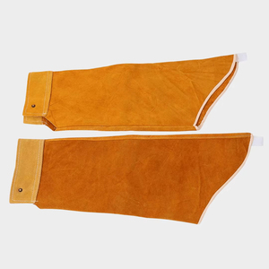 Mangas de Soldadura de Cuero Premium al por Mayor, Personalizables OEM ODM, Resistentes al Calor, Ropa de Trabajo de Seguridad, Protección para Brazos - Product Image 4