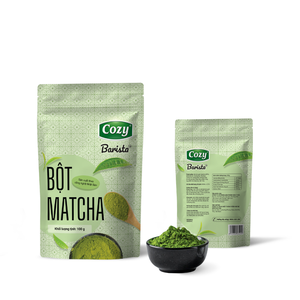 Té Matcha Premium al por Mayor, Grado Barista, Textura Suave, Sabor Intenso, Orgánico, en Paquetes de 100g, 200g y 500g, Cozy Barista - Product Image 1