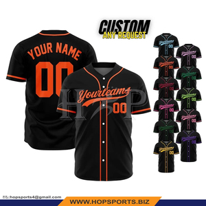 Camisetas de Béisbol Unisex 2025 para Adultos, Personalizadas con Bordado Frontal, Transpirables, Cuello en V, Manga Corta, Correa Ajustable, Corte Holgado - Product Image 2