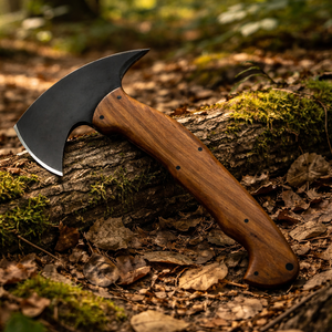 Hache tactique multifonctionnelle portable pour l'extérieur, idéale pour couper du bois, fendre du bois, et comme marteau-tomahawk. - Product Image 2