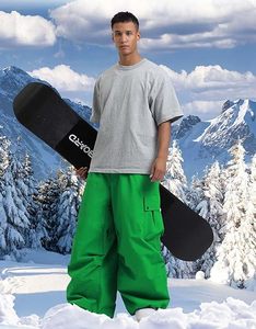 Nouvelle Arrivée 2026 Pantalon de Ski Personnalisé Imperméable Haute Performance Respirant Style Cargo Vente en Gros Direct Usine - Product Image 2