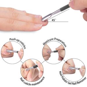 Pinzas para cutículas de hoja afilada de 5mm con borde afilado de acero inoxidable, pinzas para cutículas de uñas con acabado de espejo completo - Product Image 5