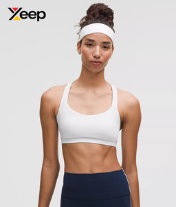 เสื้อชั้นในกีฬาโยคะคุณภาพสูงสำหรับผู้หญิง XEEP รุ่น XC-SB-121 แบบเรียบง่าย ระบายอากาศได้ดี สายปรับได้ แผ่นรองถอดออกได้ รองรับได้ดีเยี่ยม แห้งเร็ว - Product Image 1