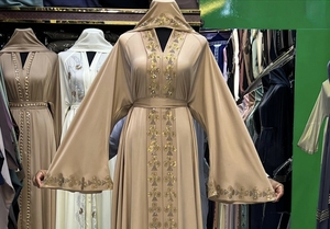 Fashion Dubai Abaya Muslim Women Clothing Islamic Traditional Modest <b>Long</b> <b>Dress</b> Kaftan Open Abaya Embroidered Kimono Abaya - Product Image 2