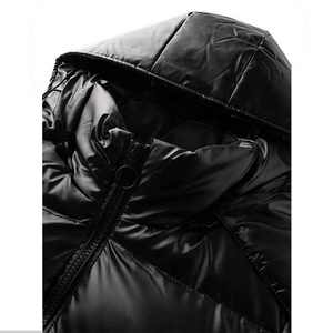 Customized High Quality Men's Casual Outdoor Wear Puffer <b>Jacket</b> Autumn Padded Animal Print Plain <b>Zipper</b> up Bubble <b>Jackets</b> - Product Image 2