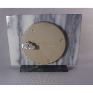 TCE Luxury Interior Marble Table <b>Clock</b> Designer Decorative Timepiece for Premium <b>Desk</b> & Table Use - Product Image 3