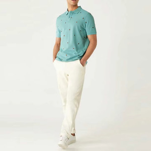 Diseña tu Propia Camiseta Polo de Marca Personalizada, Manga Corta, para Hombre, de Poliéster, Ajustada, para Golf - Product Image 5