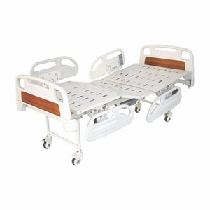 เตียงผู้ป่วยแบบกลไก LABYCARE Fowler โครงเหล็กสแตนเลส แผง ABS ราวกั้นพับได้ รับประกัน 2 ปี คุณภาพพรีเมียมสำหรับการดูแลสุขภาพ - Product Image 4