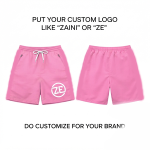 160g Polyester/<b>Nylon</b> Windbreaker <b>Shorts</b> Men's Mid Waist Drawstring Closure Quick Dry Front Custom Screen Print Logo OEM ODM - Product Image 1