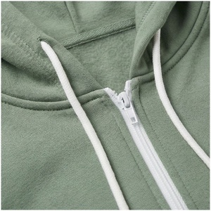 Conjunto Deportivo de 2 Piezas para Mujer, Sudadera con Capucha Verde Sólido, Pantalones Jogger con Cierre Completo, Estilo Casual Holgado para Otoño - Product Image 4