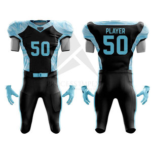 Uniforme de Fútbol Americano Personalizado, Conjunto de Camiseta y Pantalones para Hombre, Ropa Deportiva Transpirable de Poliéster, Proceso OEM ODM Impex - Product Image 3