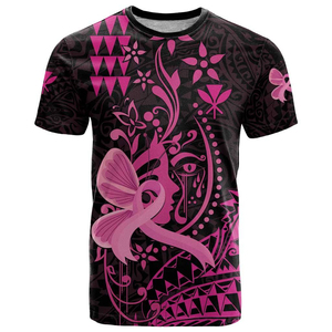 T-shirt en coton uni de qualité supérieure, doux et confortable, de style tatouage polynésien, tricoté et respectueux de l'environnement - Product Image 3