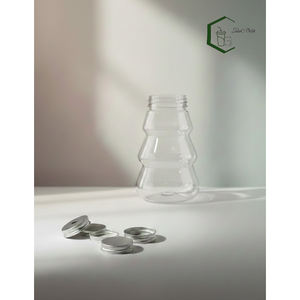 Botella de Plástico PET de 500 ml con Forma de Cilindro, Envase para Bebidas OEM, Tapa de Rosca de Aluminio para Leche, Té, Jugo, Café, CT500-33 - Product Image 1