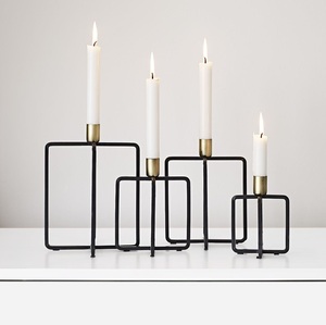 Iron Handmade Eco-Friendly Durable Candle Holder for Home Wedding Party Decorations - Product Image 5