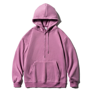 Sudaderas con capucha personalizadas, sudaderas casuales de manga larga, 100% algodón, sudadera con capucha extragrande lisa. - Product Image 2