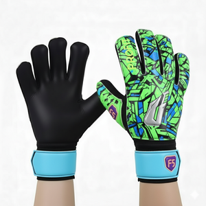 Gants de gardien de but en cuir respirant de haute qualité pour adultes et adolescents, antidérapants, protection pour le football, utilisation en extérieur - Product Image 3