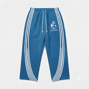 Pantalon de survêtement homme épais avec cordon de serrage, style streetwear camouflage, broderie logo personnalisé, jogger imprimé - Product Image 5