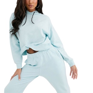 Womens Half Zip Stand Collar Sports <b>Sweatshirt</b> With Elastic Waist Jogger Pants Casual Gym Workout Two Piece Tracksuit Sets - Product Image 4