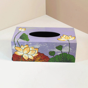 Boîte à mouchoirs portable laquée, couvre-boîte à mouchoirs, accessoire de salle de bain à prix abordable - Product Image 5