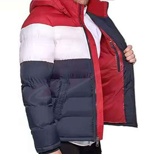 Hooded Puffer <b>Jacket</b> Insulated Winter Outerwear With Durable Fabric And Soft Inner Comfort <b>Mens</b> Winter Puffer <b>Jacket</b> Full Zip - Product Image 3