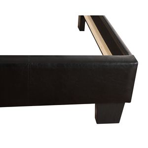Elegante Letto Singolo Contemporaneo Nero Imbottito - Product Image 6