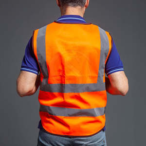 Chaleco de Seguridad Impermeable de Alta Visibilidad ANSI Clase 2 al Mejor Precio, con Logotipo Personalizado para Trabajos de Construcción - Product Image 5