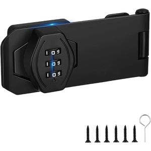 Cerradura de Combinación sin Llave para Puertas Plegables, Armarios y Muebles con Pestillo Giratorio y Código de Zinc - Product Image 1