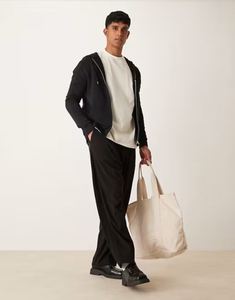 Sudadera con capucha de excelente calidad, muy vendida, 100% algodón, transpirable, con bolsillo, para hombre, gruesa, de invierno, con cierre de cremallera. - Product Image 3