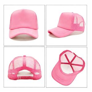 Gorra Trucker Rosa de Malla con Estampado de Dibujos Animados, Ajustable con Cierre a Presión, para Adultos, Uso Casual de Primavera/Verano - Product Image 3