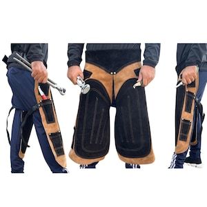 Delantal Profesional para Herrador, Pantalones de Cuero para Herrar Caballos, Babero de Seguridad para Herrería, Equipo Resistente para el Cuidado de Pezuñas de GUJJAR SURGICAL - Product Image 5