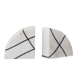 Modern Premium Design Silver a & Z and Wooden Base <b>Book</b> Holder Elegant for Home <b>Decoration</b> Desk Top Organizer Use <b>Book</b> Ends - Product Image 6