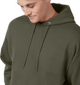 Sudadera con capucha para hombre, corte regular, color sólido, forro polar de algodón, a un precio razonable. - Product Image 4