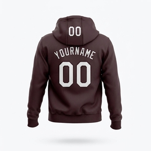 Sudadera con Capucha Personalizada para Hombre, con Logotipo, Nombre y Número Impresos, Forro Polar, Bolsillos, Ropa Deportiva, Ropa de Calle para Invierno, Fabricante - Product Image 2