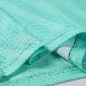Conjunto de Camiseta de Fútbol para Hombre, Verde Menta, Cuello en V, Manga Corta, Impresión Sublimada, Absorbe la Humedad, Corte Regular, para Todas las Temporadas, Ropa para Adultos - Product Image 3