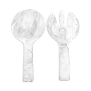 Modern Resin Salad Server Set Decorative <b>Spoon</b> Fork <b>Serving</b> Utensils Handmade Cutlery Kitchen Use Party Eco-Friendly Dishwasher - Product Image 3