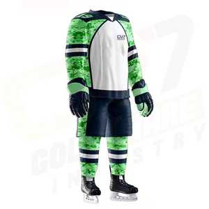 Uniforme de Hockey sobre Hielo Personalizado 2026, Último Modelo, Hecho de Poliéster, Nuevo, Uniforme de Hockey sobre Hielo para Hombre, Diseño Personalizado - Product Image 1