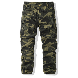 Apparel Straight Mid Waist Baggy Cargo Pants <b>Trousers</b> for Men Casual Hiking Hip Hop Style with <b>Drawstring</b> and Multiple Pockets - Product Image 5