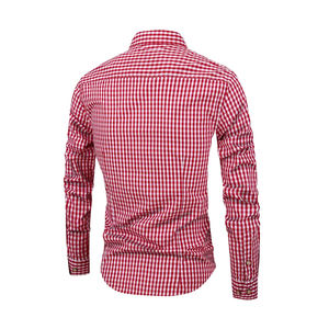 Chemises de bureau pour hommes, coupe ajustée, 100% coton twill, logo personnalisé, OEM, approvisionnement en gros - Product Image 5