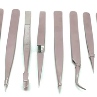 Pinces de bijoutier universelles de haute qualité en acier inoxydable, micro-pinces, fabrication de bijoux, ensemble d'instruments de qualité supérieure, 8 pièces, CE TAIDOC